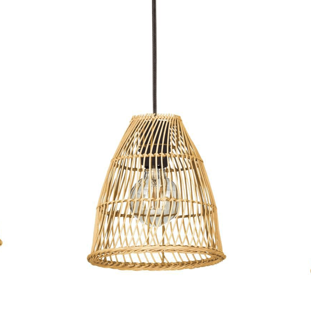 Hängelampe für das Esszimmer Ayesgarth mit Strohdächern Eglo 9002759438678