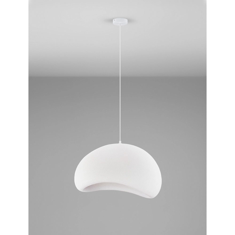 Natürliche Pendelleuchte Aere weiß 60cm Lyora 5212017460790