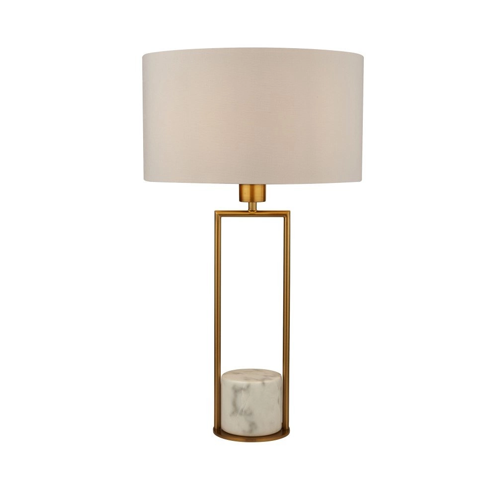 Tischleuchte Table goldener Fuß Searchlight 5053423160931