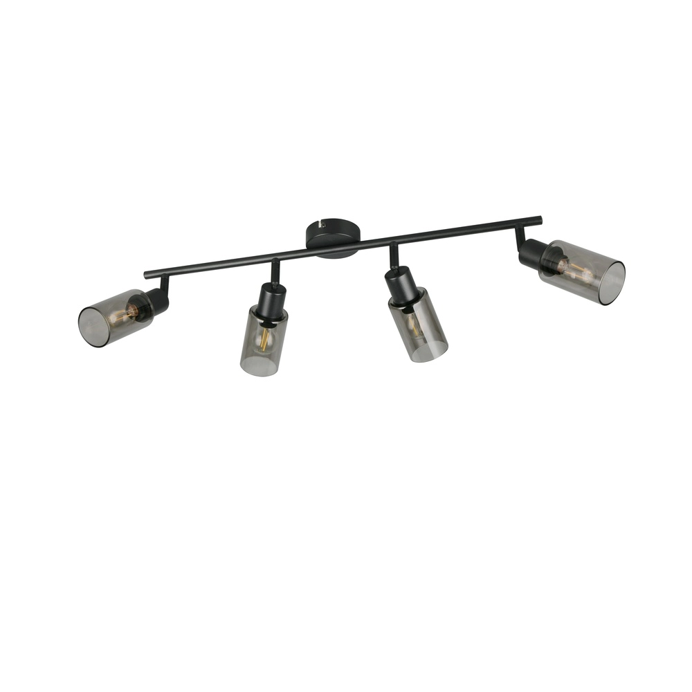 Design-Deckenlampe Mars 4-Licht Schwarz Trio 4017807670516