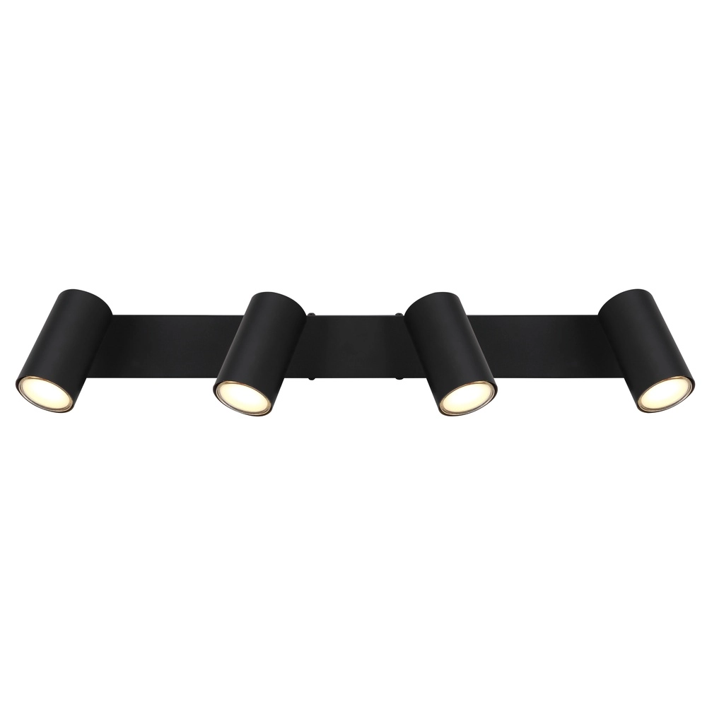 Deckenlampe 4-Licht Robby Schwarz Globo 9007371436538