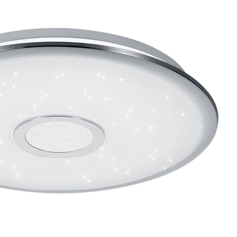 LED-Deckenleuchte Osaka 42cm grau mit Sterneffekt Trio 4017807337723