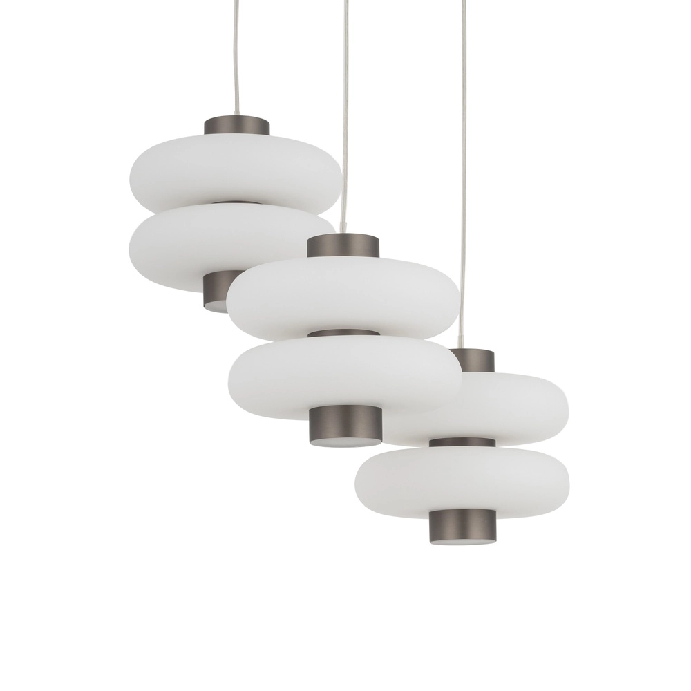 Design-Pendellampe Lunari Led 3-hellgrau Lyora 5903139119825