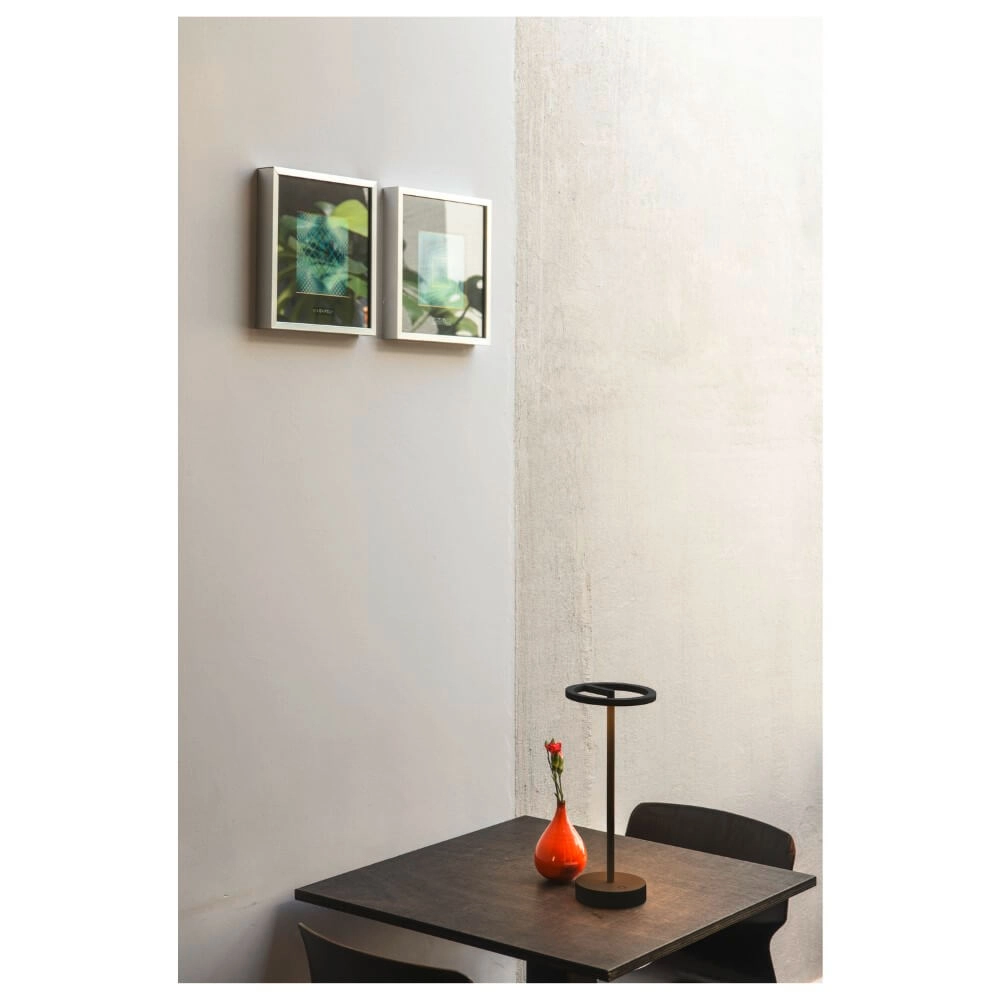 Tischlampe für den Außenbereich Vinolina One schwarz - wiederaufladbar SLV 4024163276306