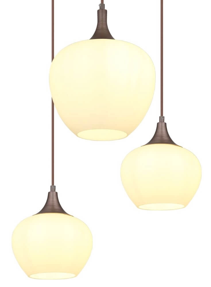 Braune Hängelampe Maxy 6-Licht Globo 9007371454358
