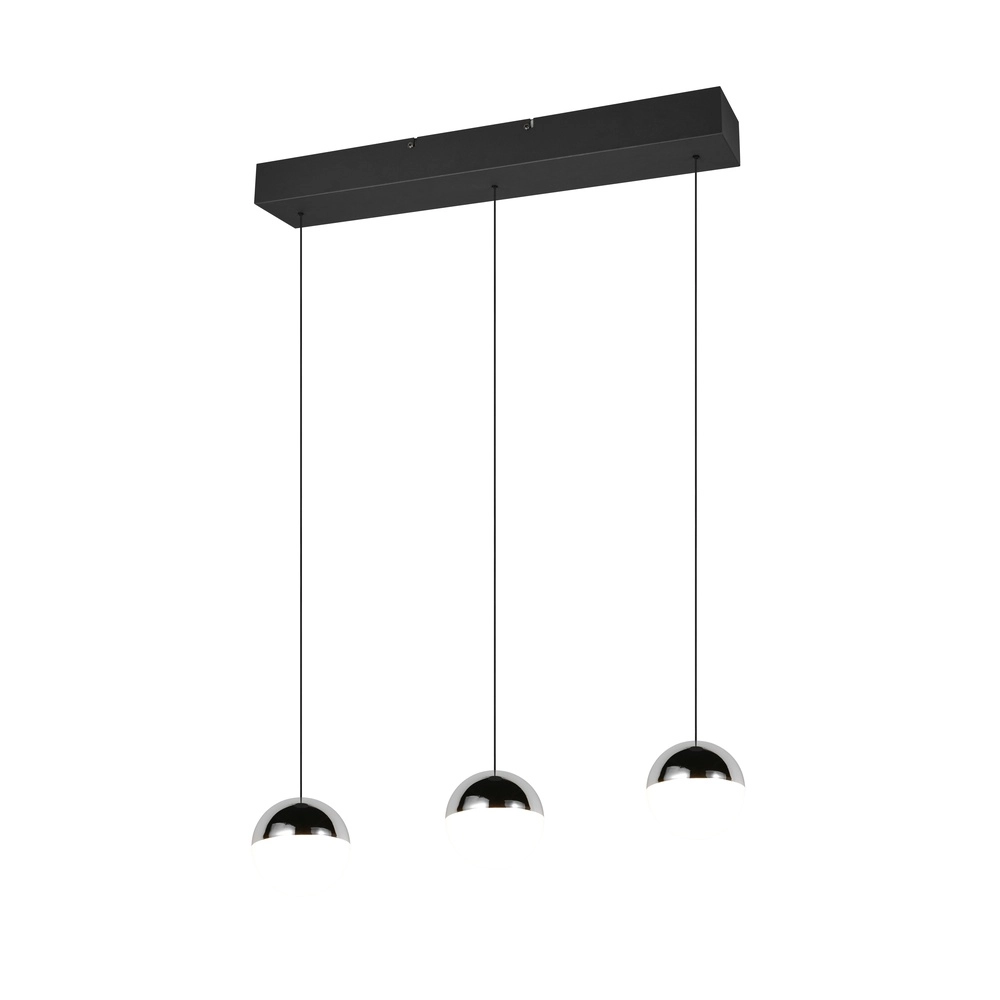 3-Licht Pendellampe Senta Chrom Trio 4017807685831