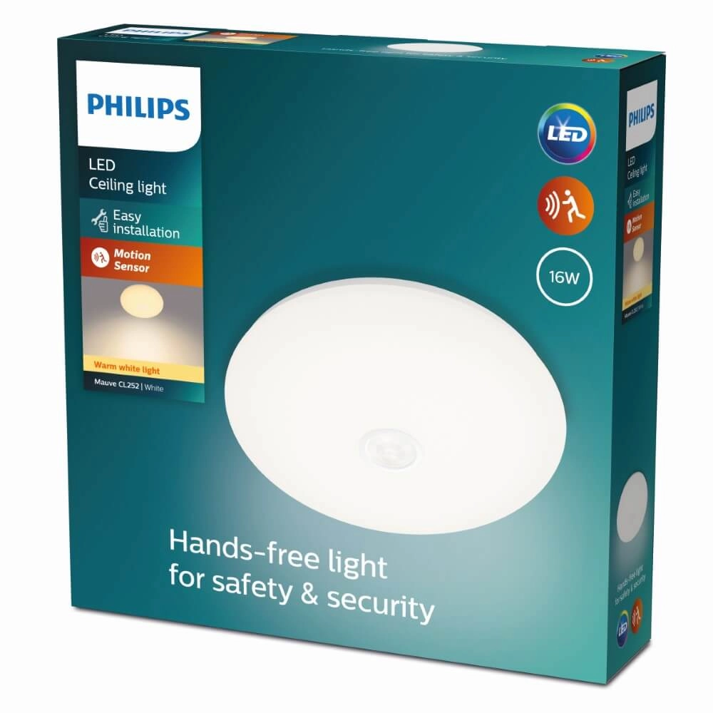 Innenleuchte Mauve mit Sensor Ø 32cm Philips 8719514431843