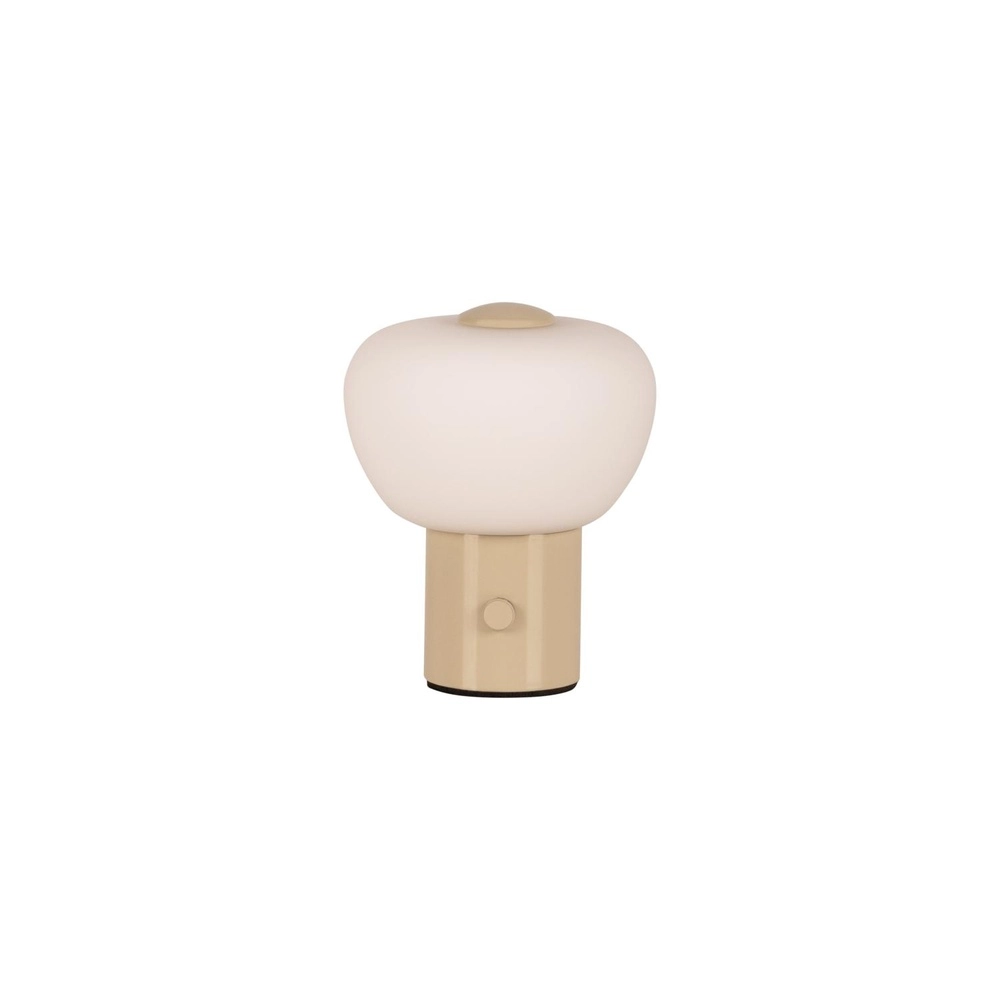Wiederaufladbare Tischlampe Gustav Sandbraun