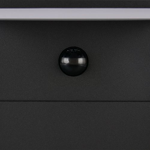 Moderne Gartenlampe Ravi Anthrazit mit Sensor 100 cm Trio 4017807686937