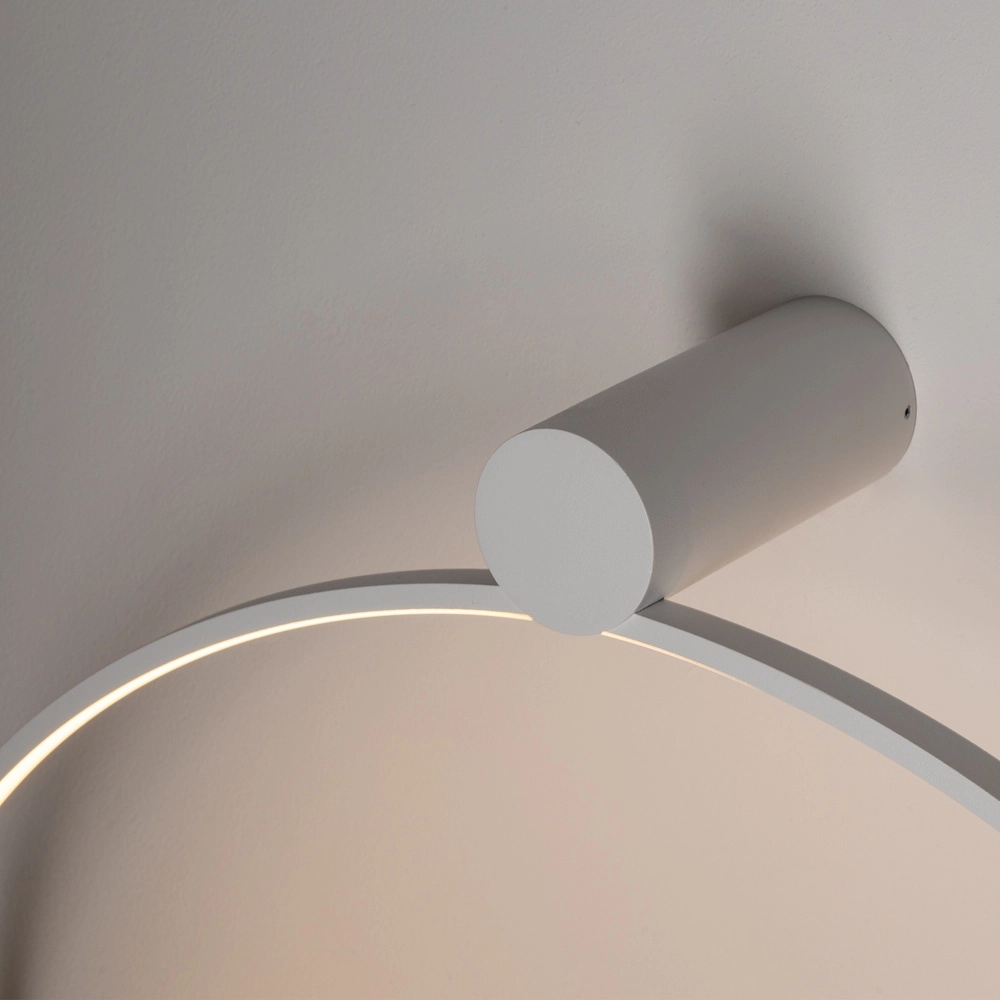 Design-Wandlampe Circolo Led weiße Ø 60cm Lyora 5903139116039