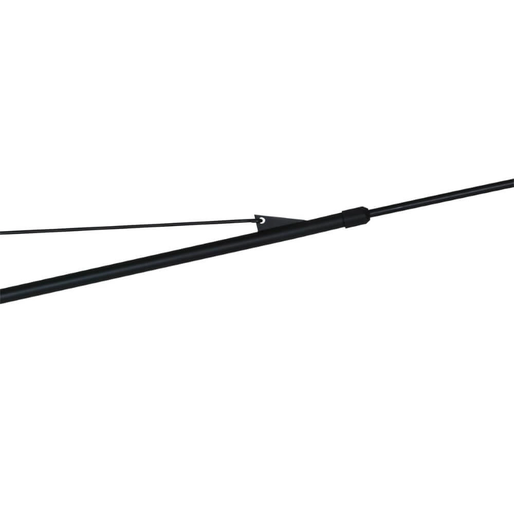 Wandlampe Elegant Classy 50 cm schwarz mit grünem Samtschirm Steinhauer 8712746146035