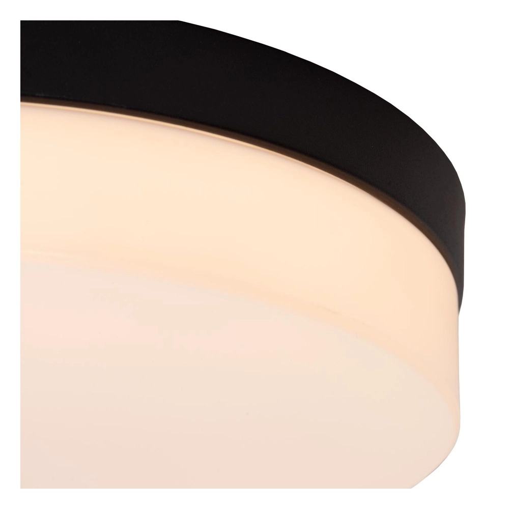 Deckenlicht Biskit Ø 40cm - IP44 schwarz Lucide 5411212792198