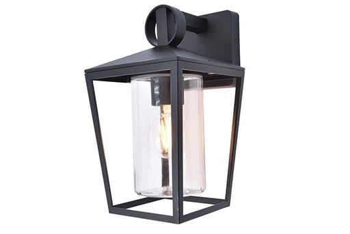 Design-Wandleuchte West Schwarz