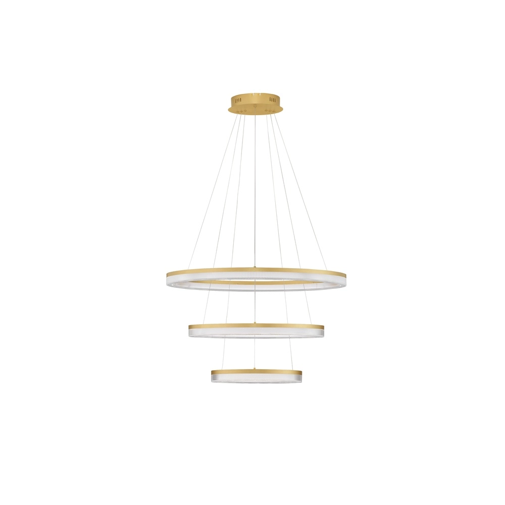 Goldene Pendelleuchte Luana 3-flammig Lyora 5212017479679