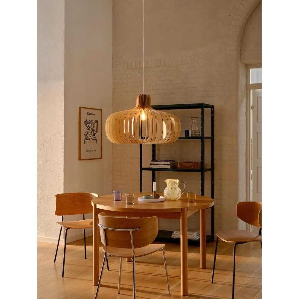 Design-Pendelleuchte Hazo Holz Ø 66,5cm Nordlux 5704924024290