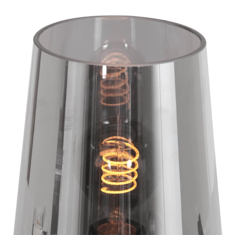 Tischlampe Ancilla mit Rauchhaube Steinhauer 8712746146806