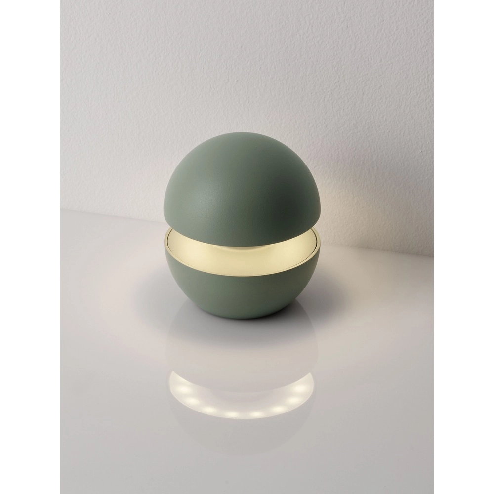 Tischlampe Puk wiederaufladbar grün