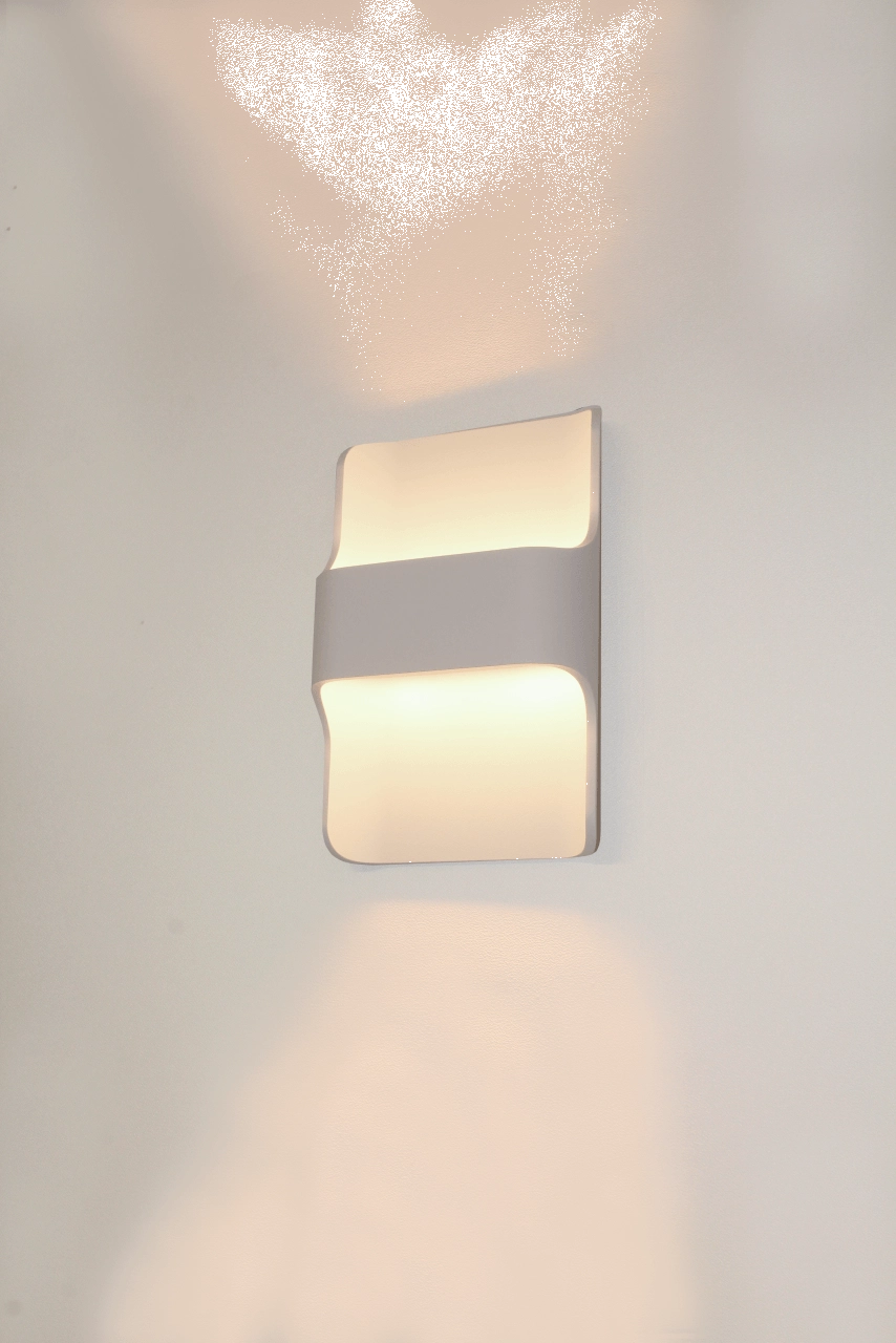 LED-Außenlampe Dallas Oben - Unten weiß Artdelight 8719831734061