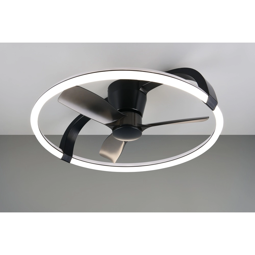 Smarthome-Lüfter Stockholm schwarze Ø 73,5 Tuya Trio 4017807693133