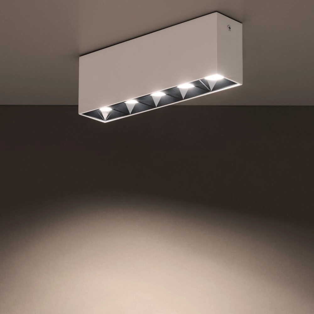 Weißer Aufbaustrahler Midi Led 5x1 LEDs - 4000K Lyora 5903139100526