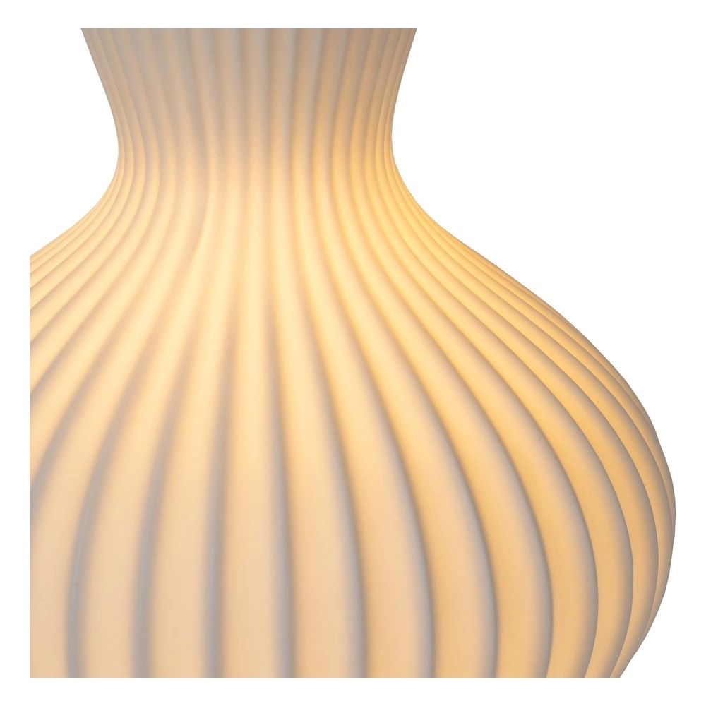 Tischlampenvase Momoro Weiß Lucide 5411212134509