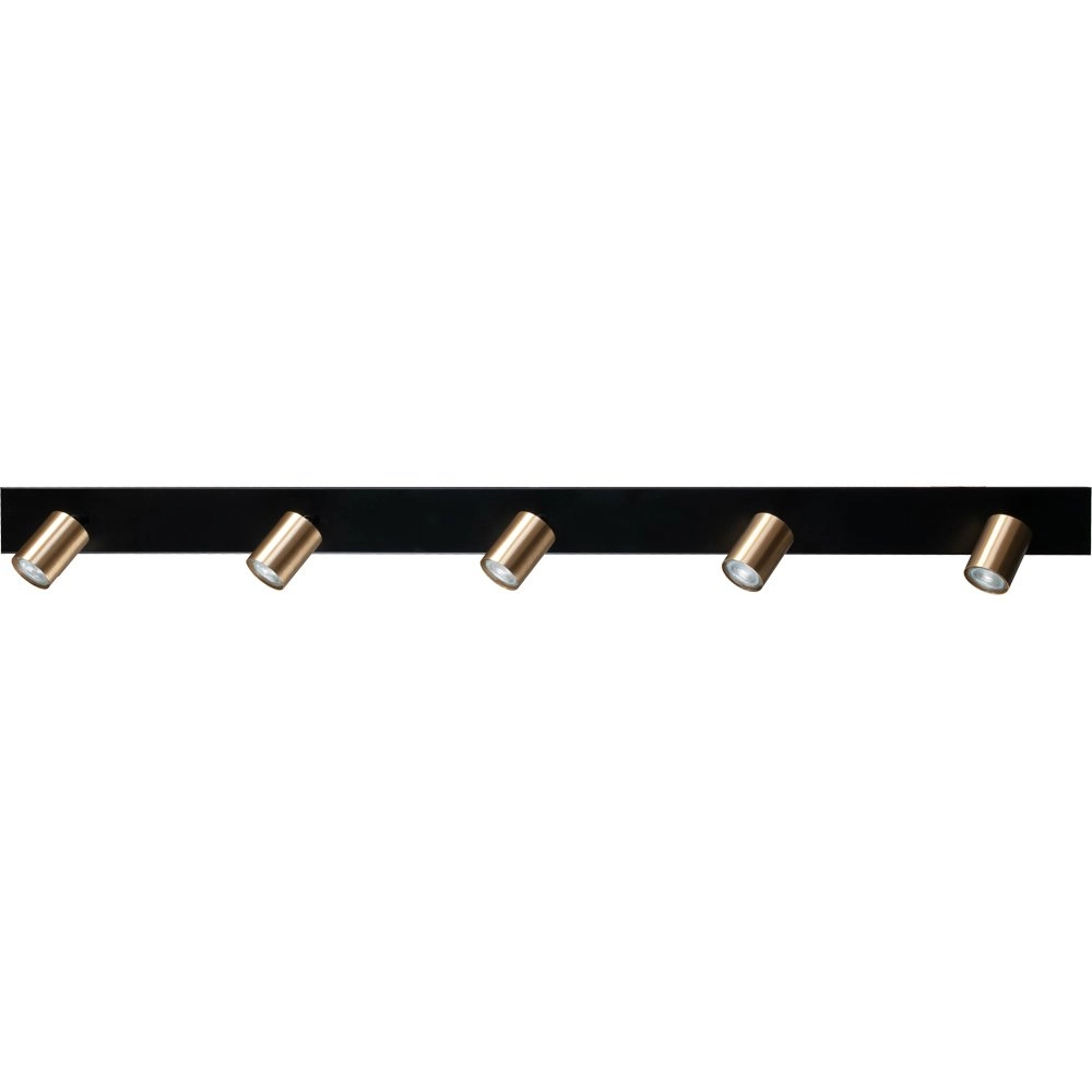 Deckenleuchte schwarz Bounce mit 5 Goldflecken Masterlight 8718121209296
