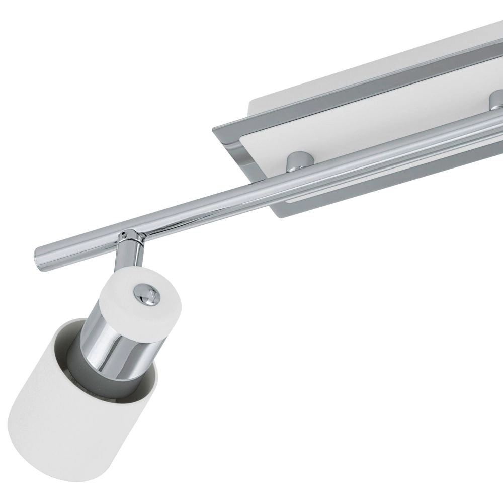 LED-Spot Davida 2-leichter Metallgrau mit weiß Eglo 9002759920852