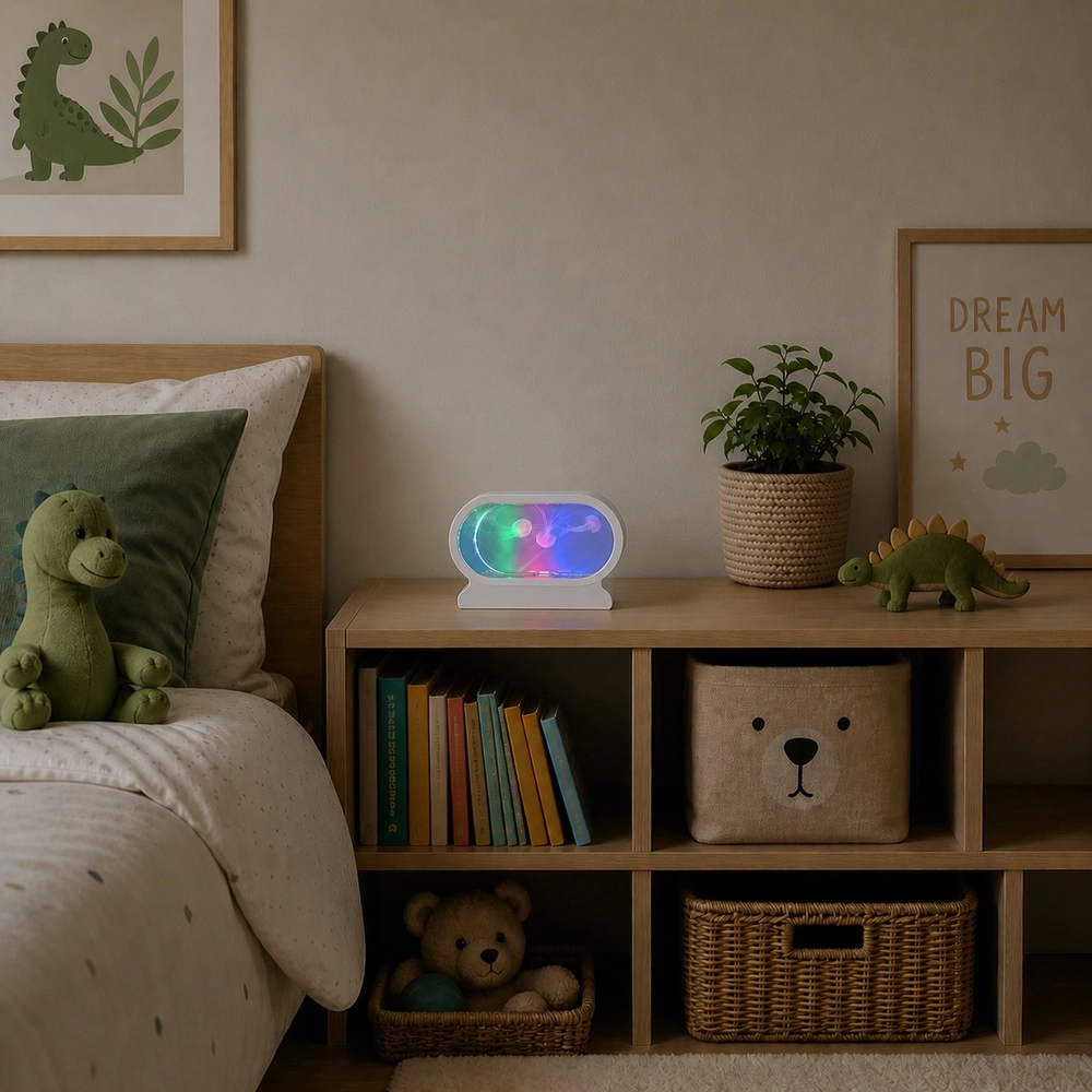 Tischlampe Jelly-Glow Weiß Brilliant 4004353477430