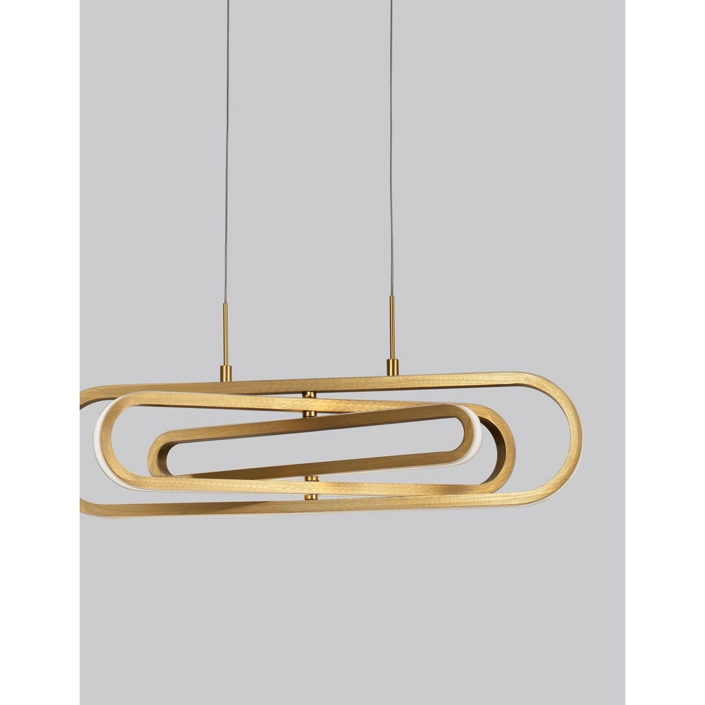 Design-Pendelleuchte Arte Goldenes Oval Lyora 5212017426017