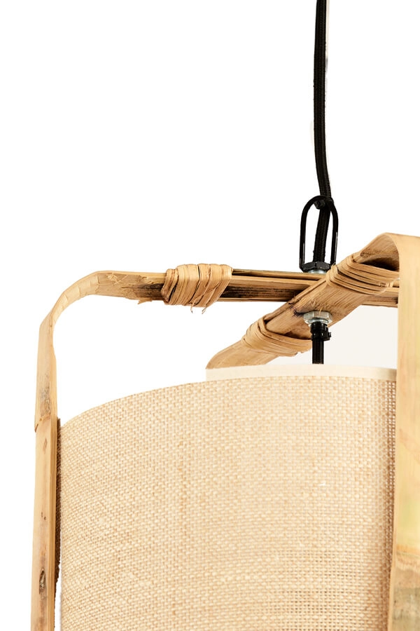 Cremefarbene Pendelleuchte Sendai Ø 32cm Light & Living 8717807693442