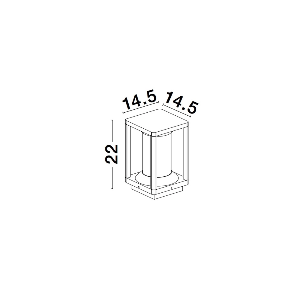 Stehlampe Loeve anthrazit Lyora 5212017425430