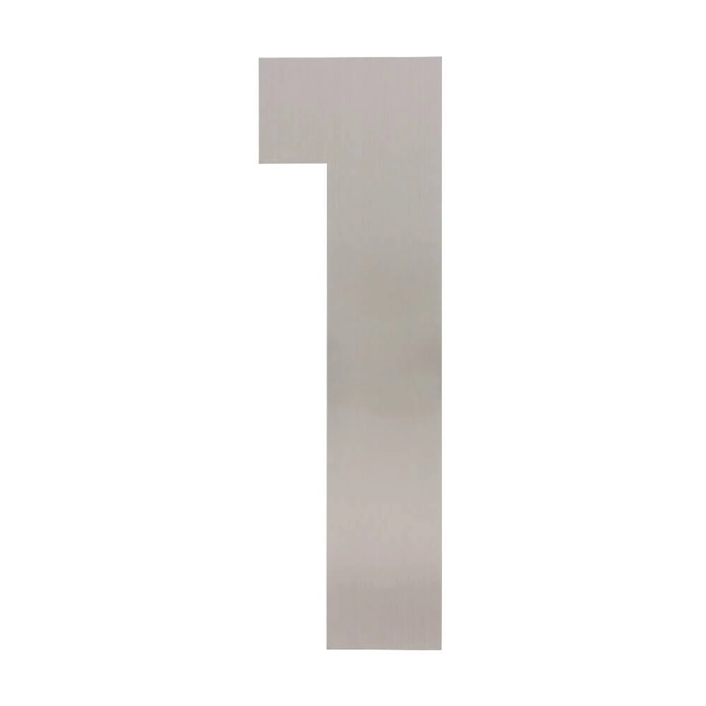 Hausnummer 1 XXL Numbra 50cm Edelstahl Intersteel 8714186503188