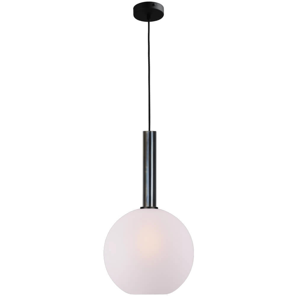 Hängelampe Ø 30cm Bella 2 Gesprenkeltes Öl mit mattweißem Glas