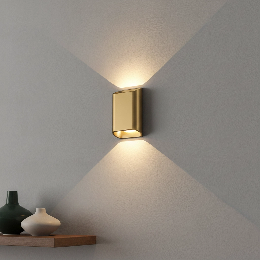 Wandleuchte Diaz S Warmes Gold