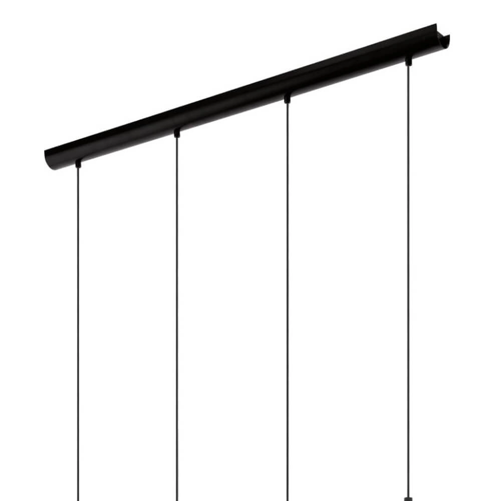 Esstisch mit Hängelampe Roccamena 1 4-Licht-Drahtlampe Eglo 9002759436896