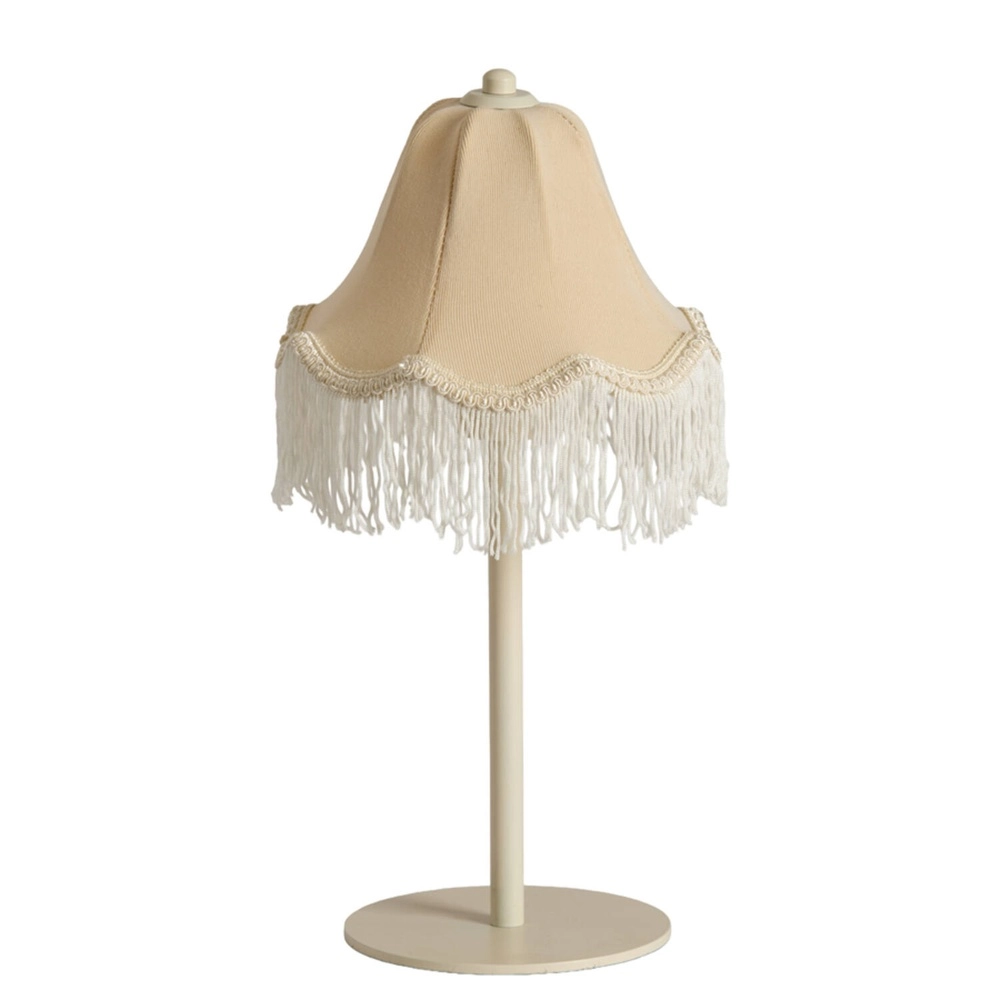 Tischlampe Elya Sandbraun