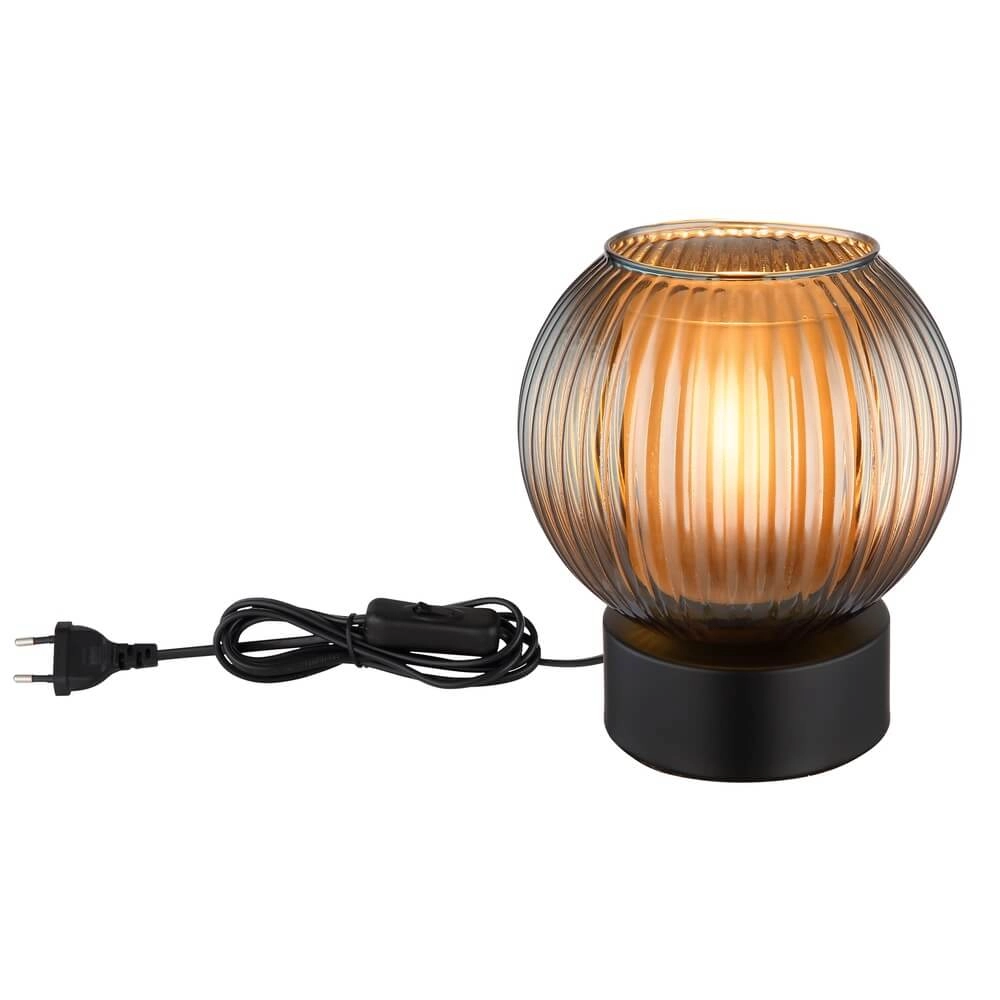 Tischlampe Zumba Rauchglas Ø 15cm Globo 9007371447015
