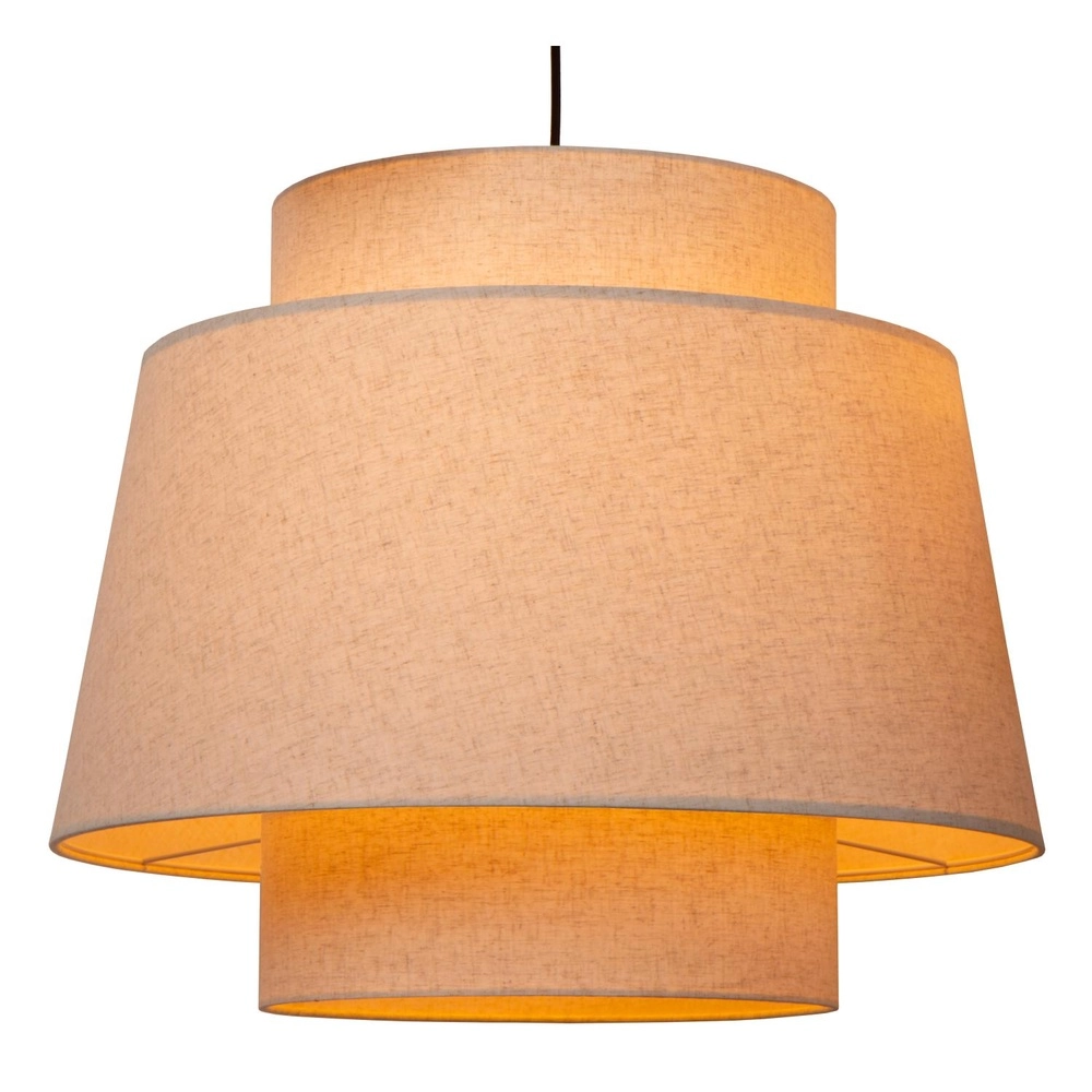 Pendellampe Tribute 3-Licht Rundcreme Lucide 5411212211941