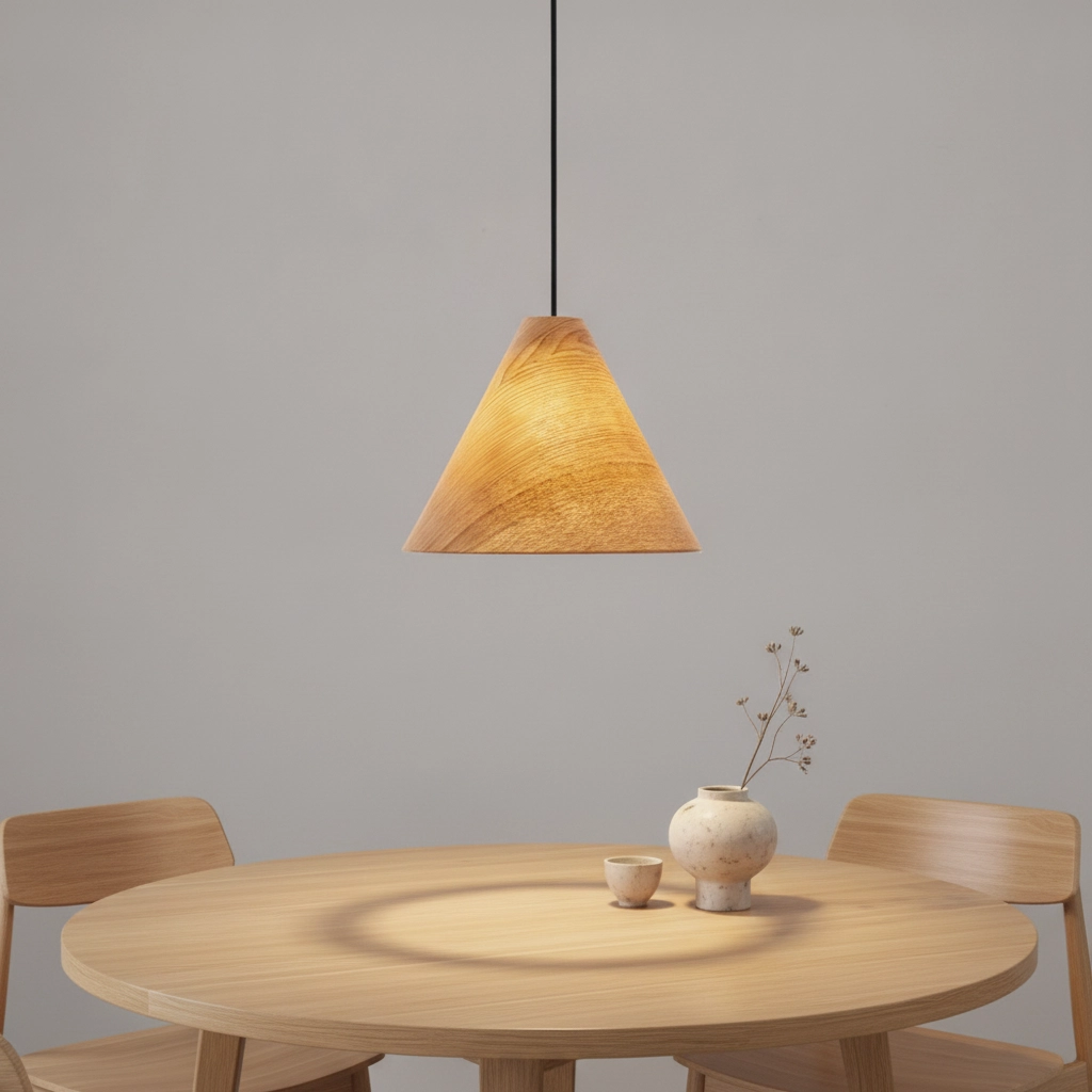 Pendelleuchte aus Holz Elysian Ø 30cm