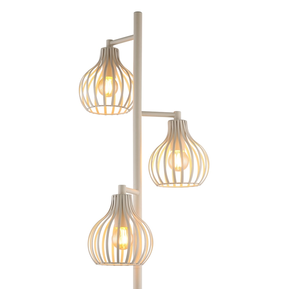 3-Licht Stehlampe Mateo Sahne Globo 9007371572236