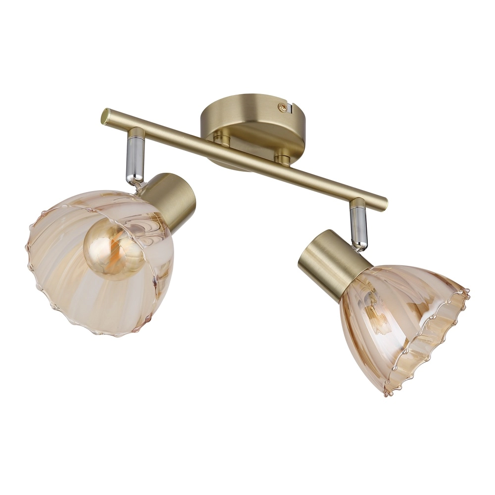 Deckenlampe 2-Leuchten Zachery Gold Globo 9007371533497