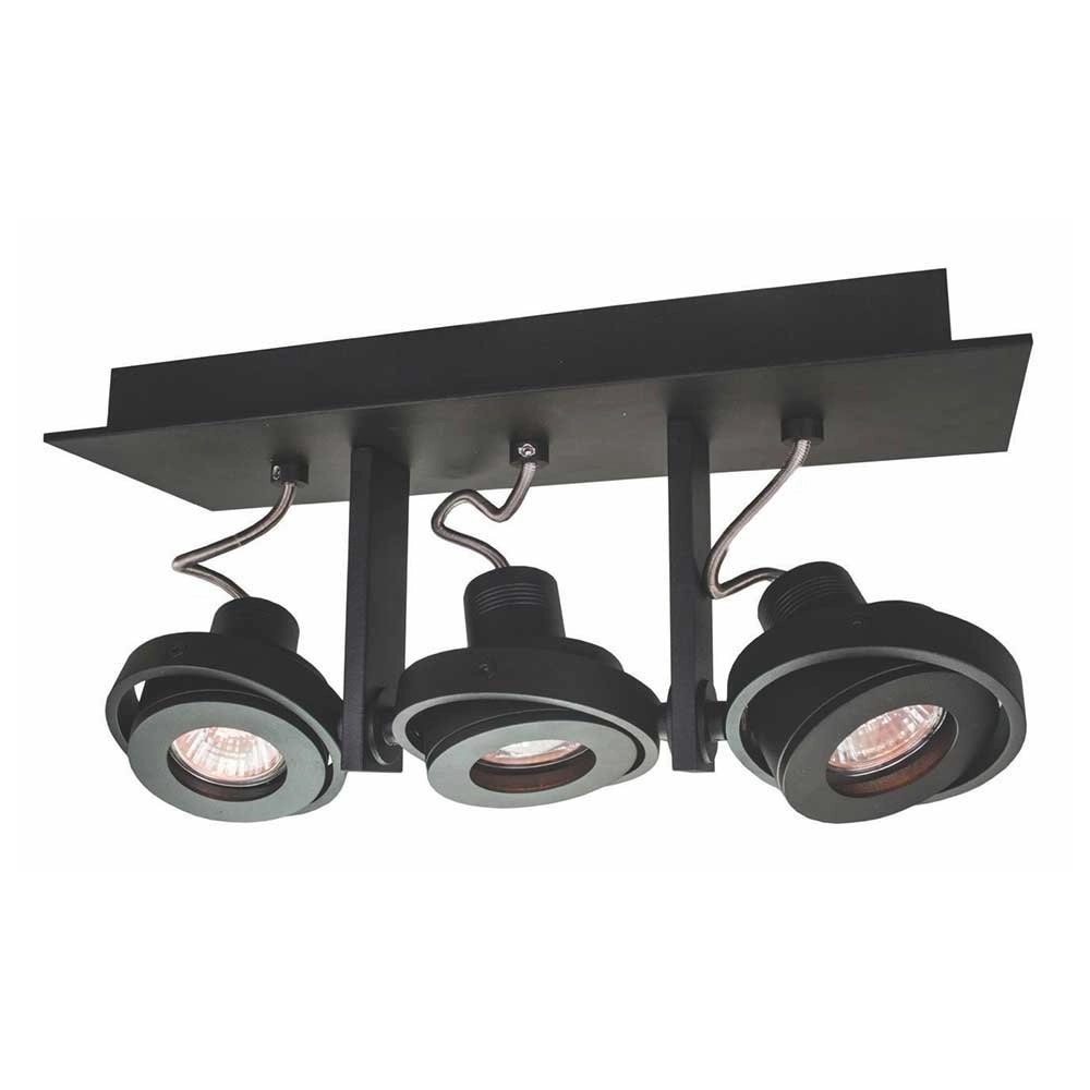 GU10 Scheinwerfer Meist 3 Lichtschwarz Artdelight 8719831731855