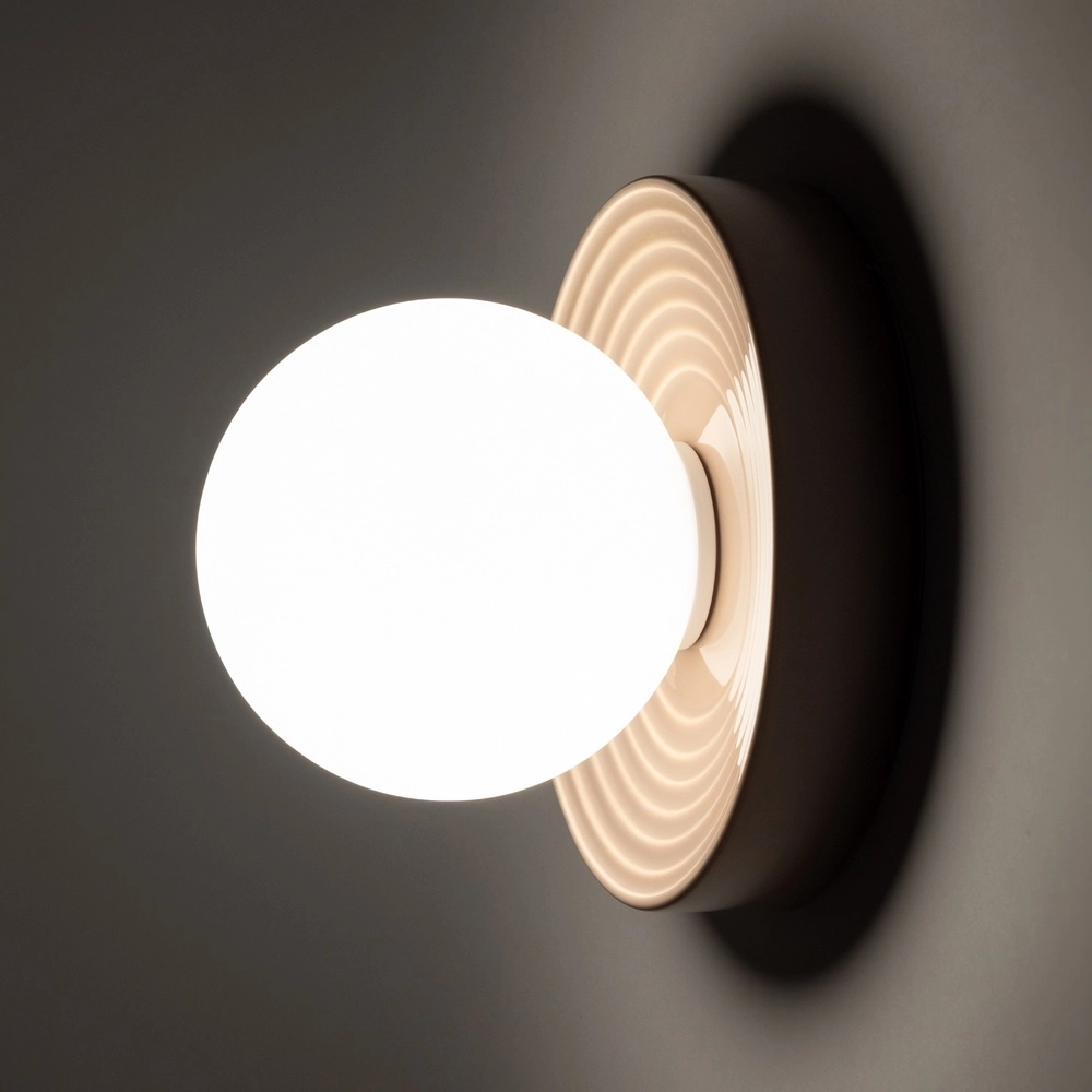 Design-Wandlampe Clay rosa Ø 22cm Lyora 5903139117463