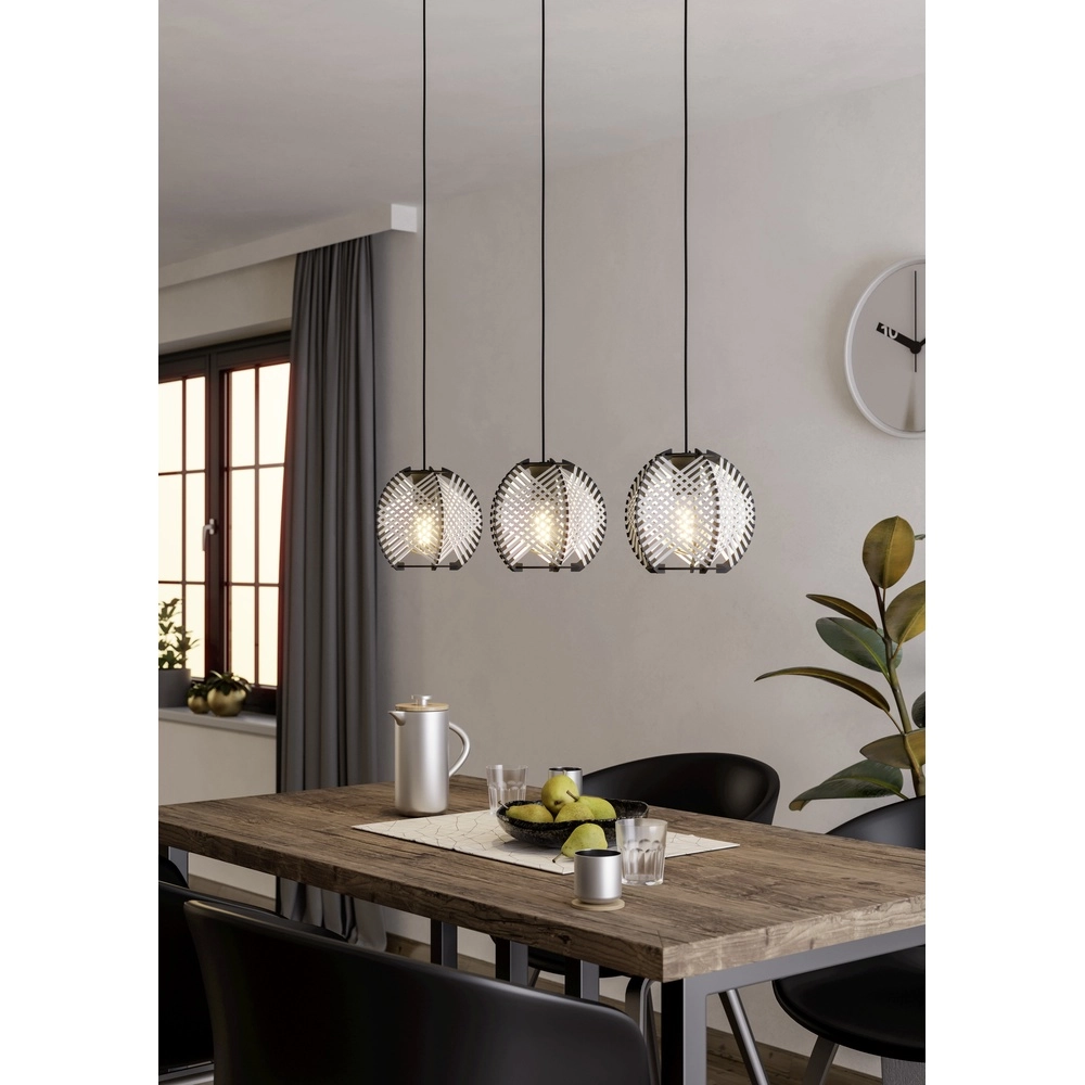Design-Essaal-Pendellampe Waverton 3x E27 Eglo 9002759440077