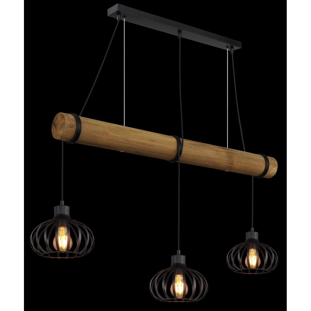 3-Licht Pendellampe Caldwell Esstisch Globo 9007371589586