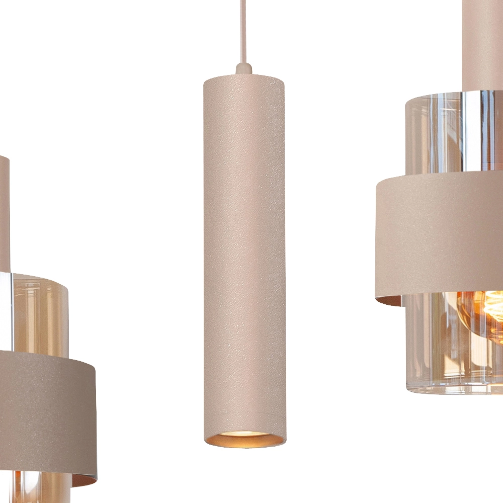 Esstisch-Pendellampe Marrone 7L – Sand Highlight 8718379052101