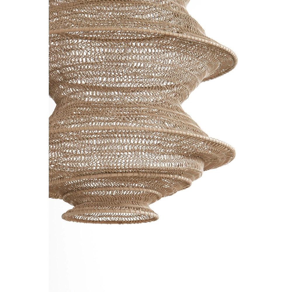 Metallnetz-Pendellampe Nakisha Ø 31 cm – Sand Light & Living 8717807694999