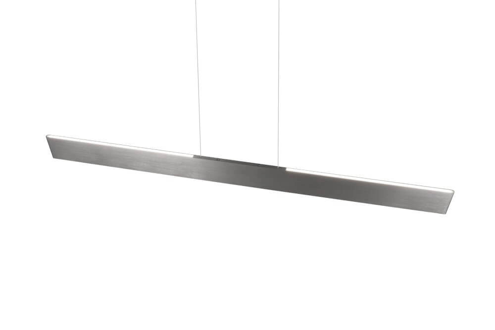 LED-Büro-Hängelampe Galway 150 cm – Edelstahl Trio 4017807616675