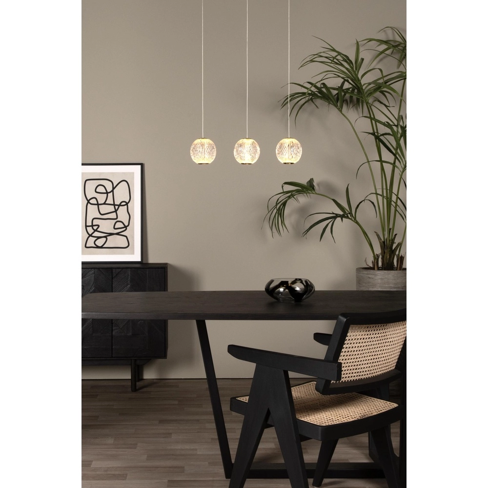 Goldene Pendellampe Cintra 3-Licht Lucide 5411212134387