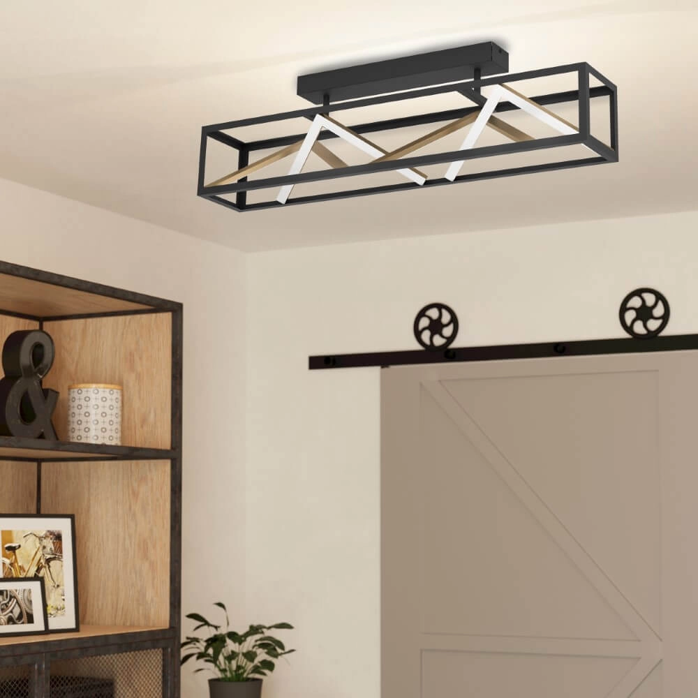 Designer-Deckenleuchte Penela schwarz mit gold Stars of Light 9008606313747